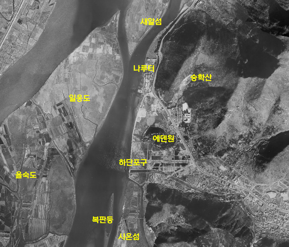 하단옛지형도
